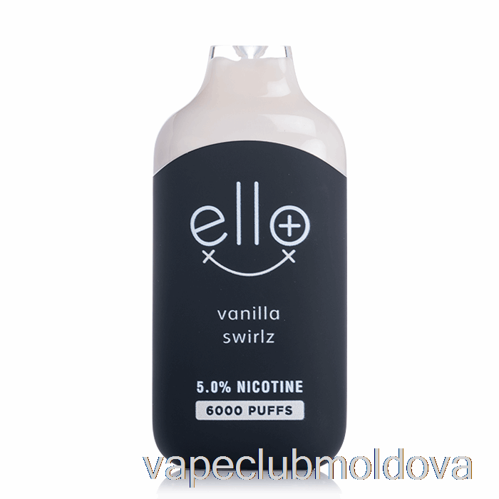 Vape Pod Kit Blvk Ello Plus 6000 De Unică Folosință Vanilla Swirlz
